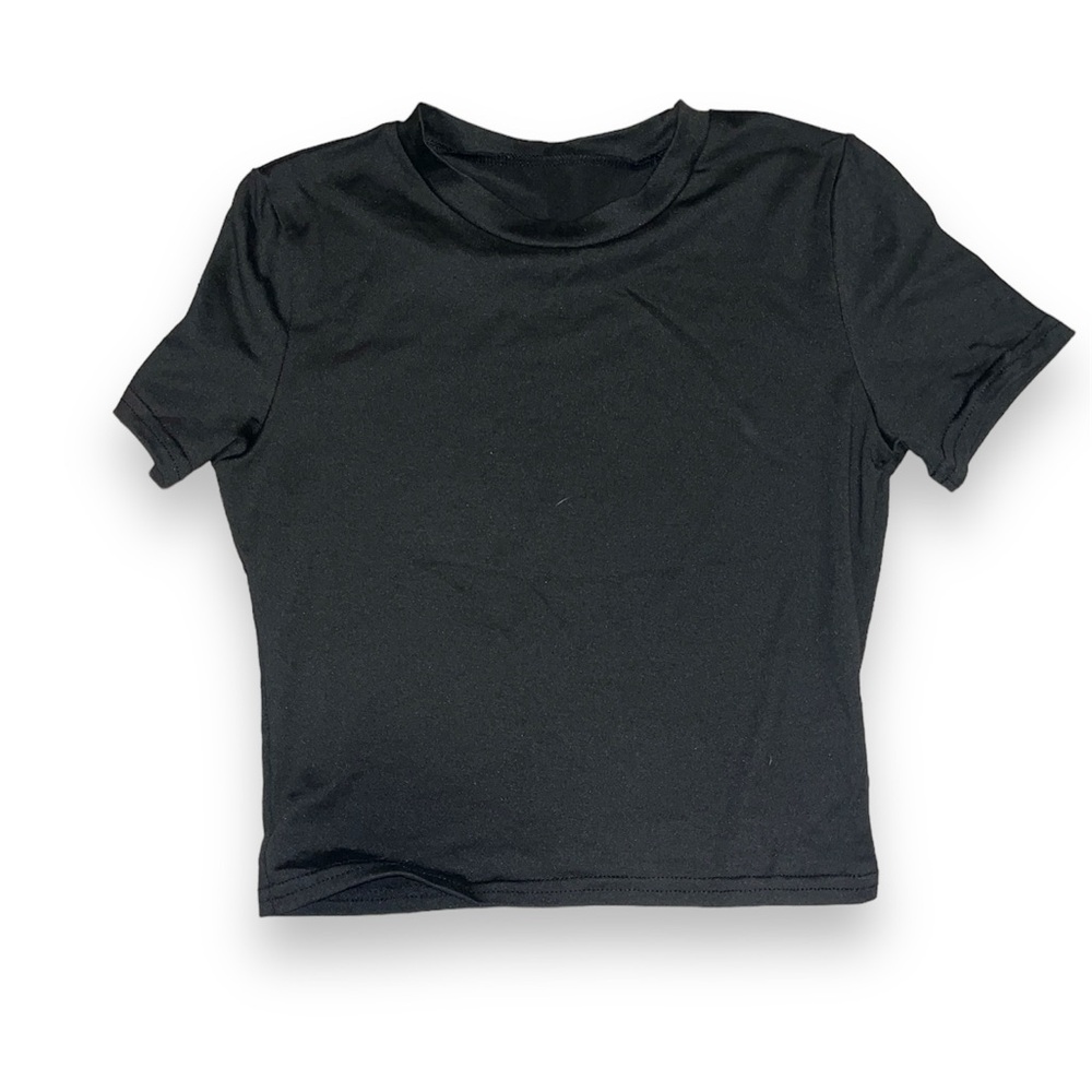 Black Tight-Fitted Crop. Size XS.